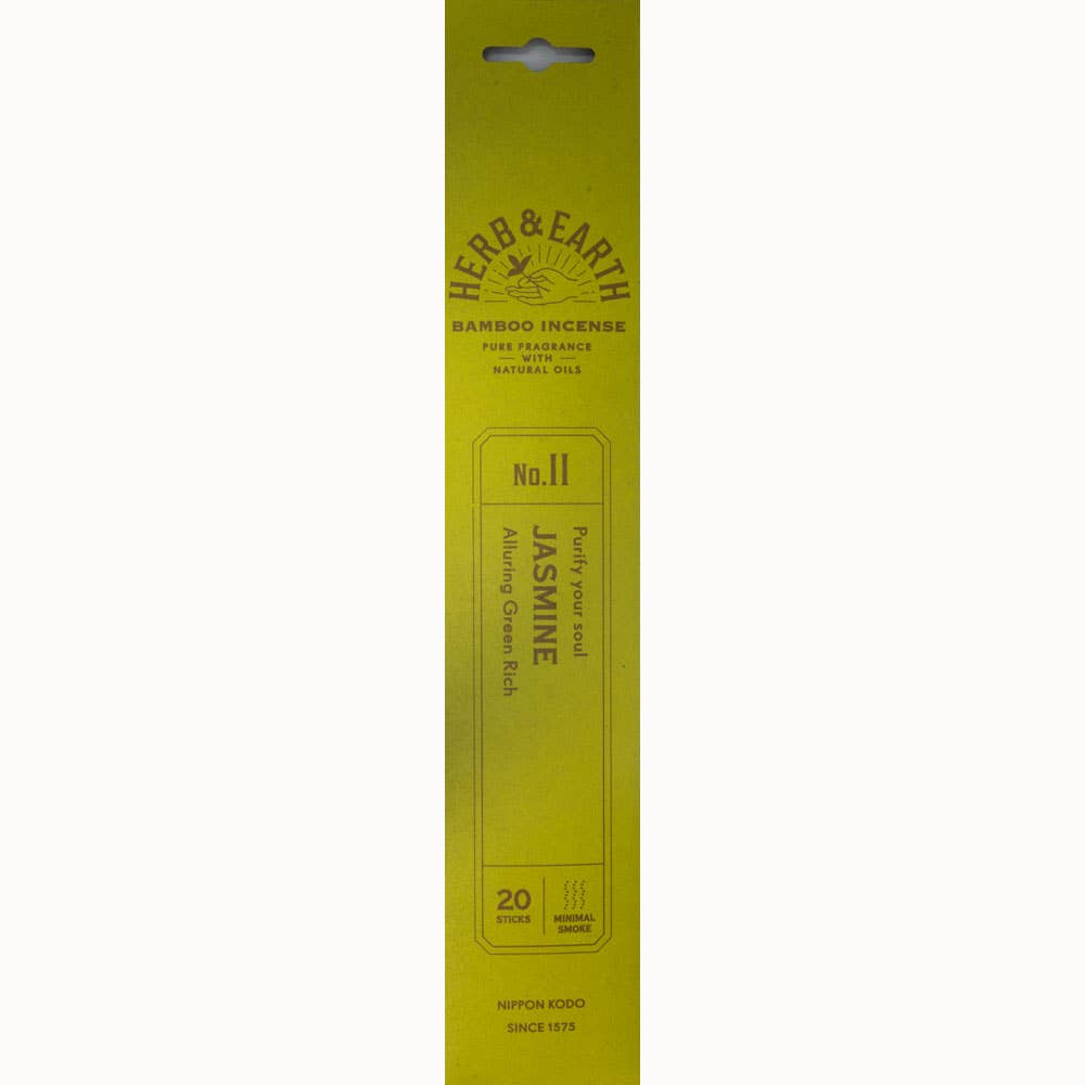 Herb & Earth Incense 20 Sticks - Jasmine