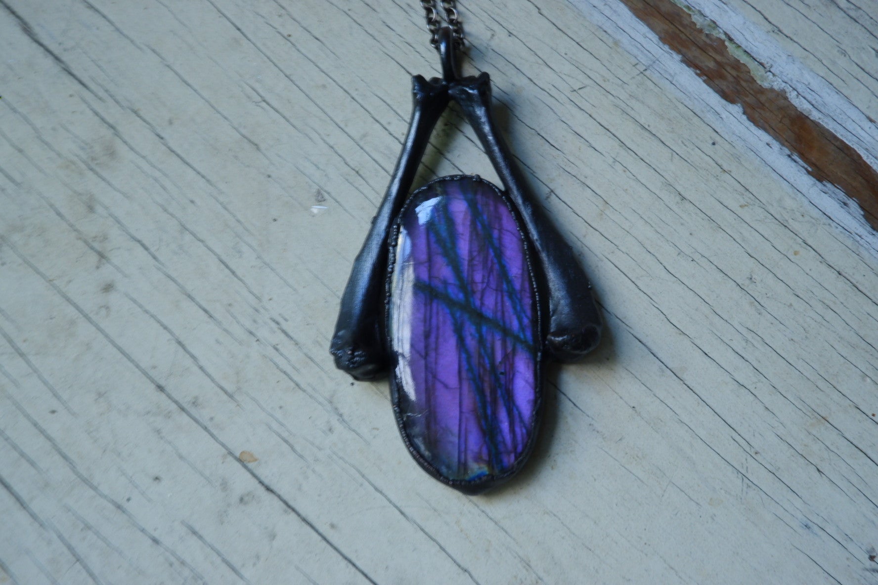 Purple Labradorite Pendant