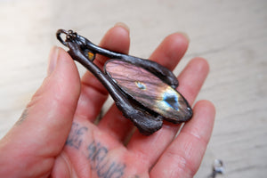 Purple Labradorite Pendant