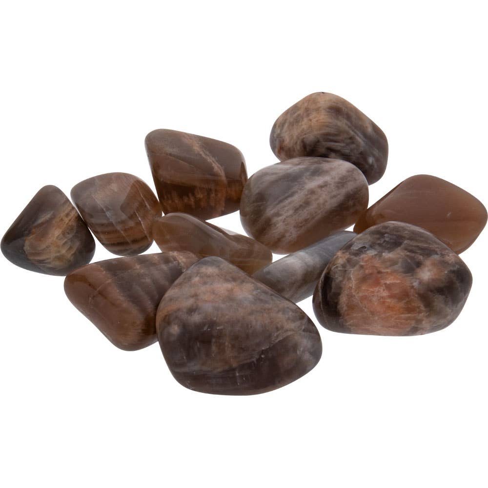 Tumbled Stones Black Moonstone