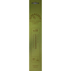 Herb & Earth Incense 20 Sticks - Lemongrass