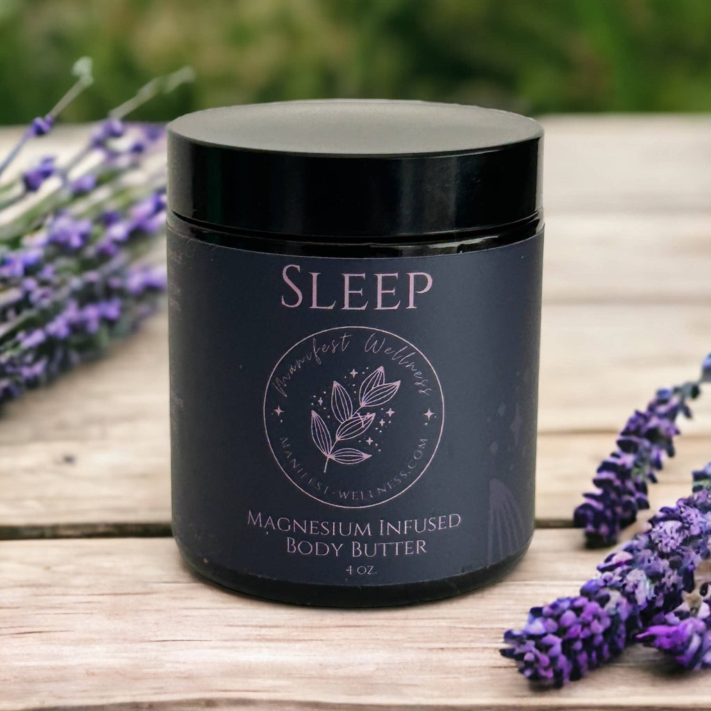 Magnesium Sleep Butter, made with Organic Ingredients