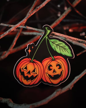 Jack-O-Cherries Sticker