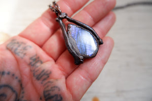 Purple Labradorite Pendant