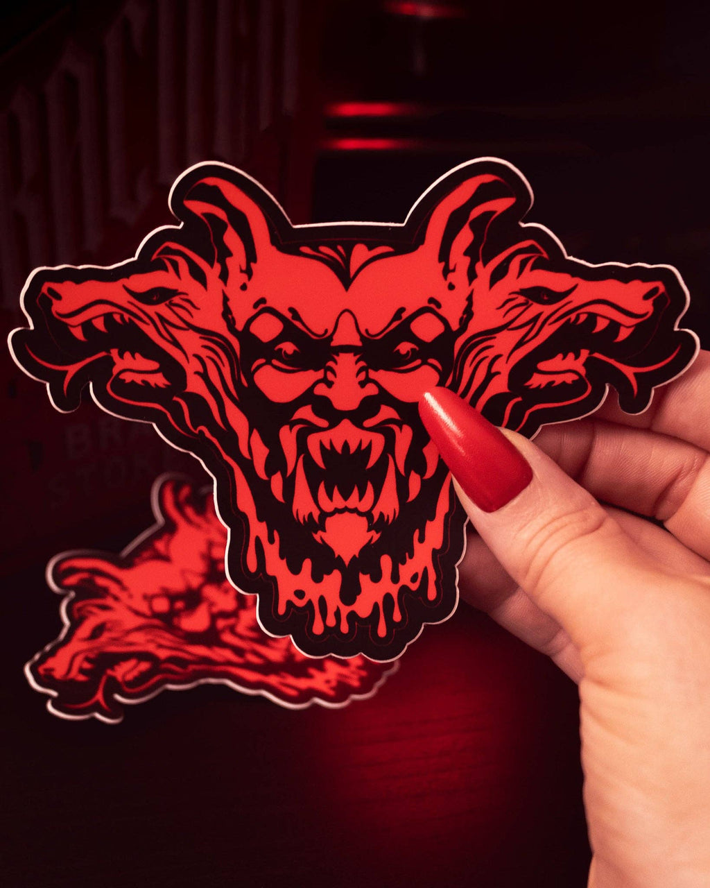 Draculas Gargoyle Sticker