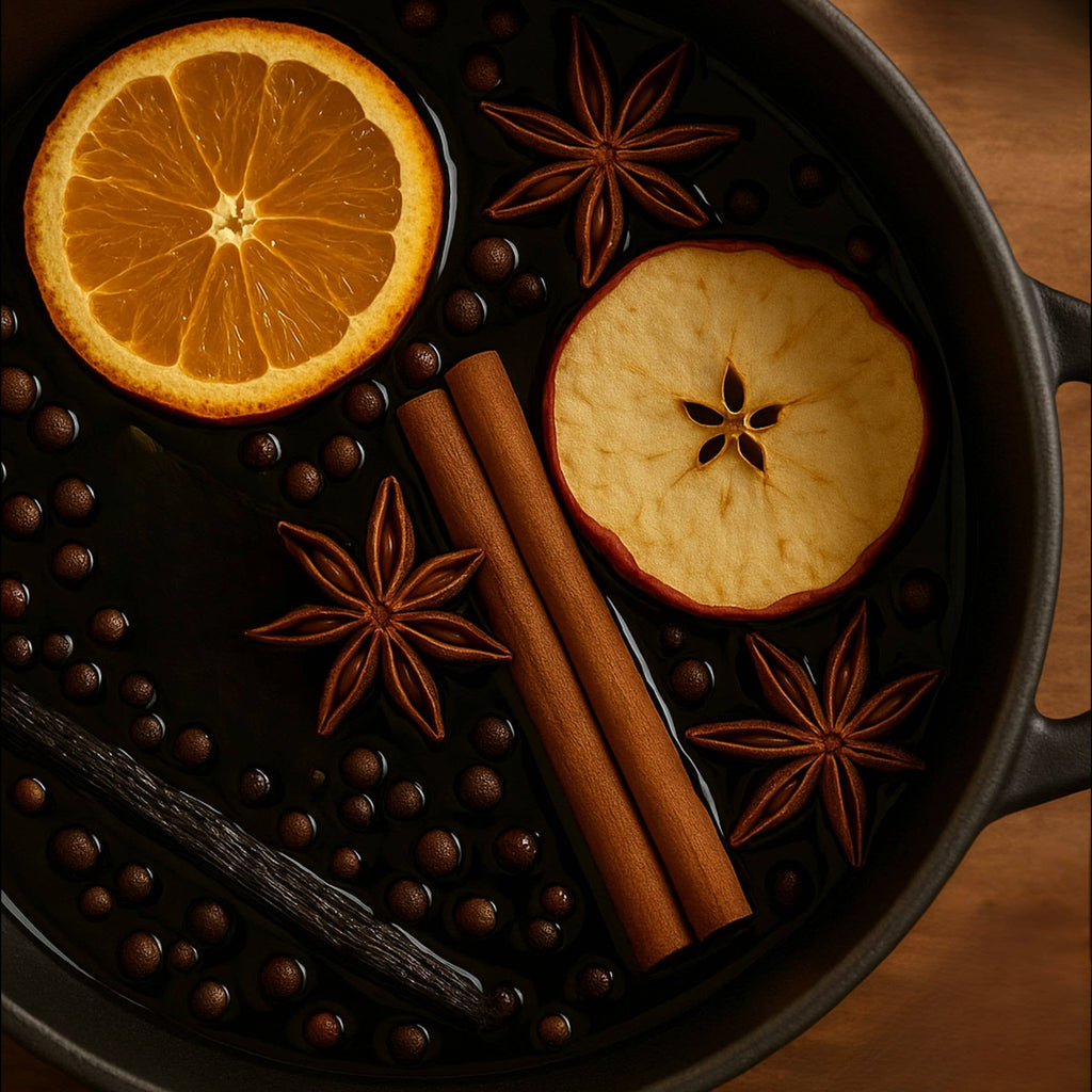 Amber Orchard Simmer Pot Blend – Apple & Vanilla Spice Cozy