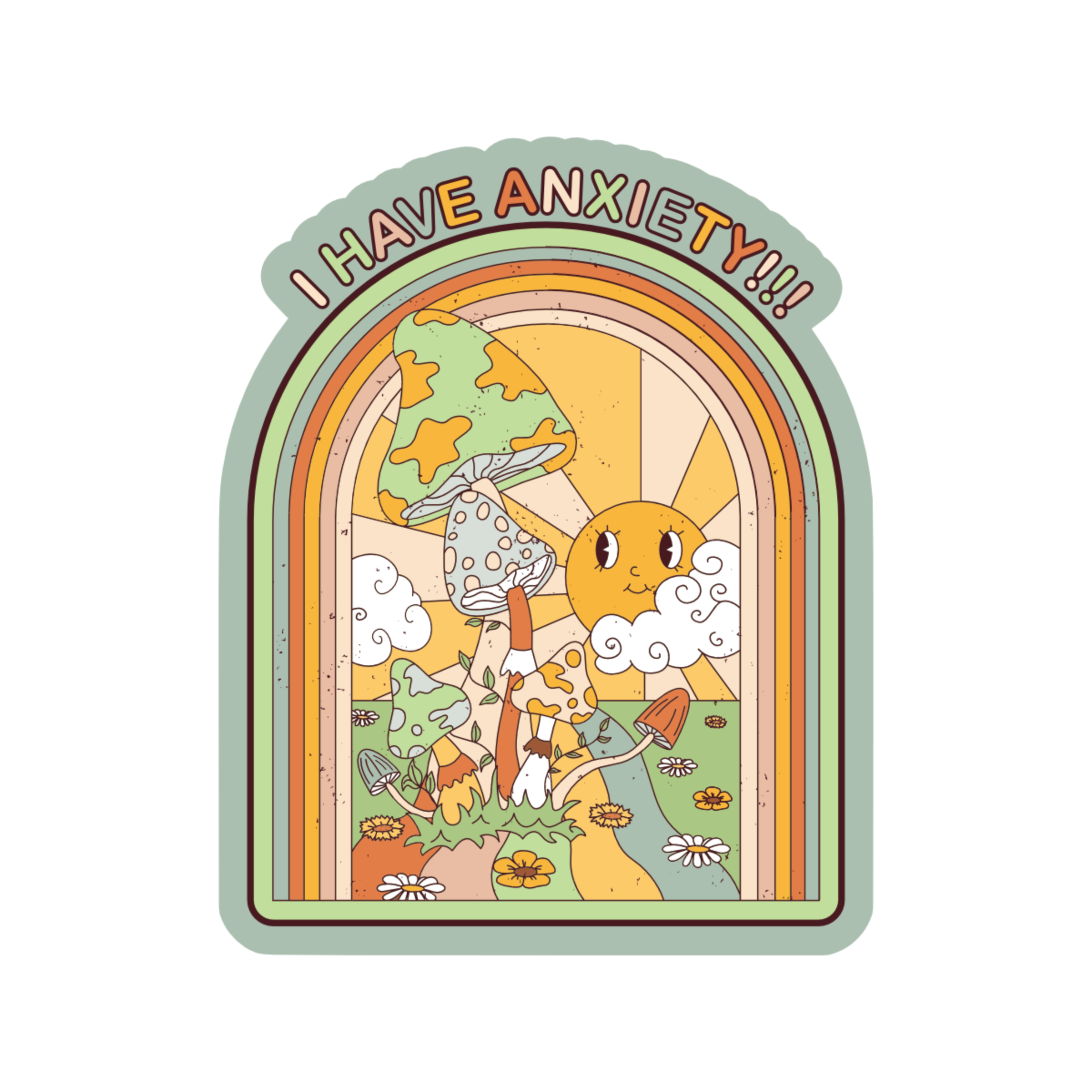 I have anxiety!!! Sticker