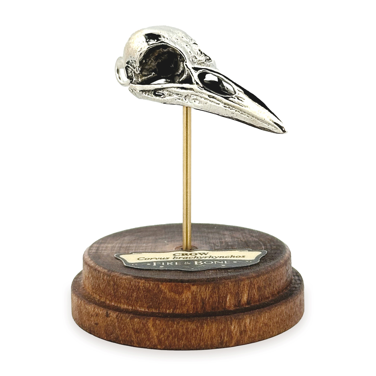 Crow: None / Sterling Silver