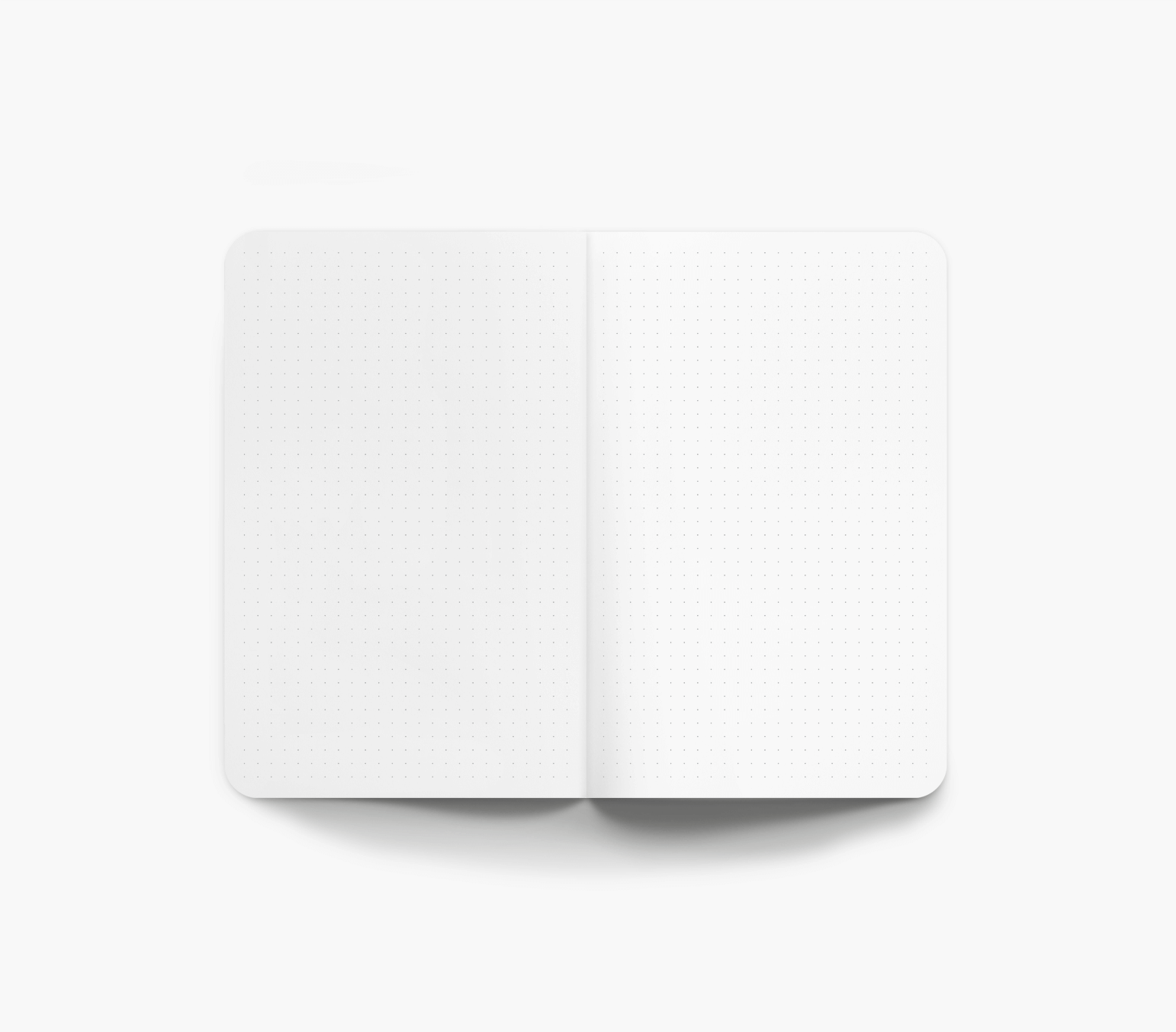 Navy Mushrooms Layflat Journal Notebook: Lined / Classic