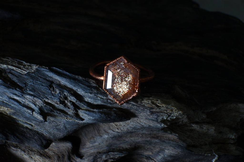 Sunstone Ring -Size 8