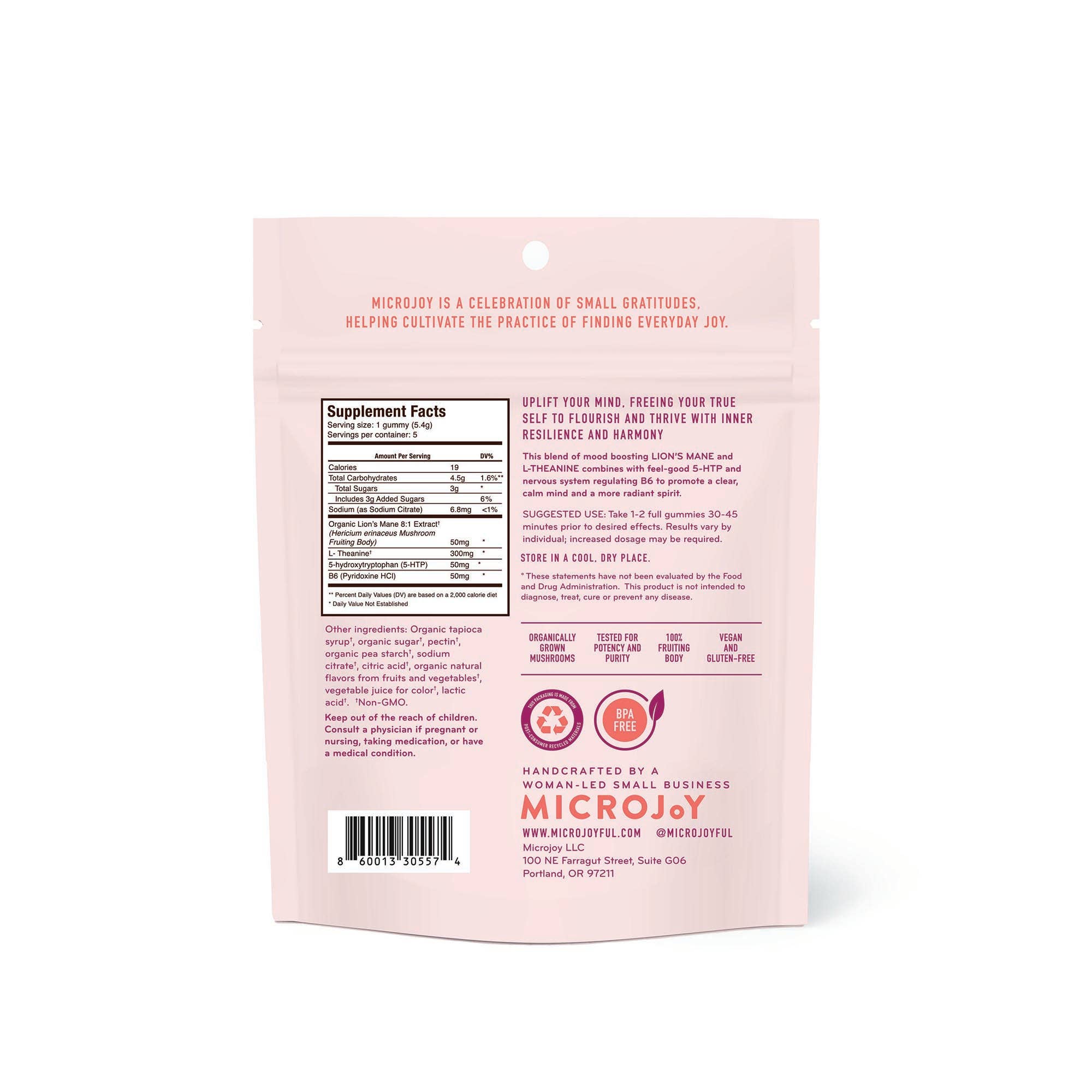 Elevate Mushroom Gummies (5) / Vegan Supplement / Mood