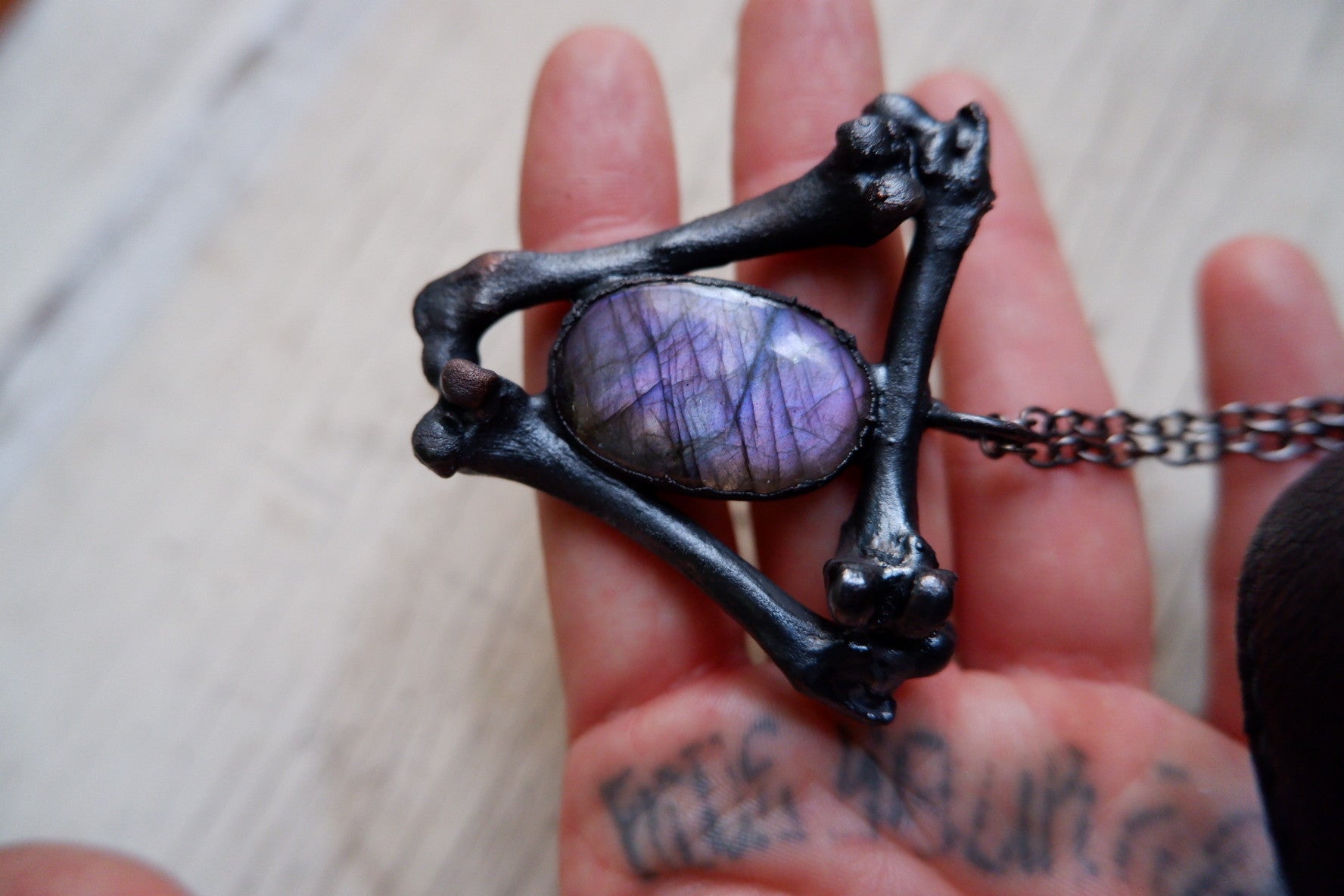 Purple Labradorite Pendant