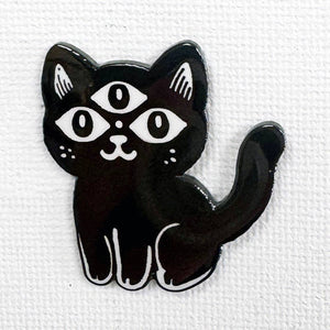 Third Eye Cat Pin