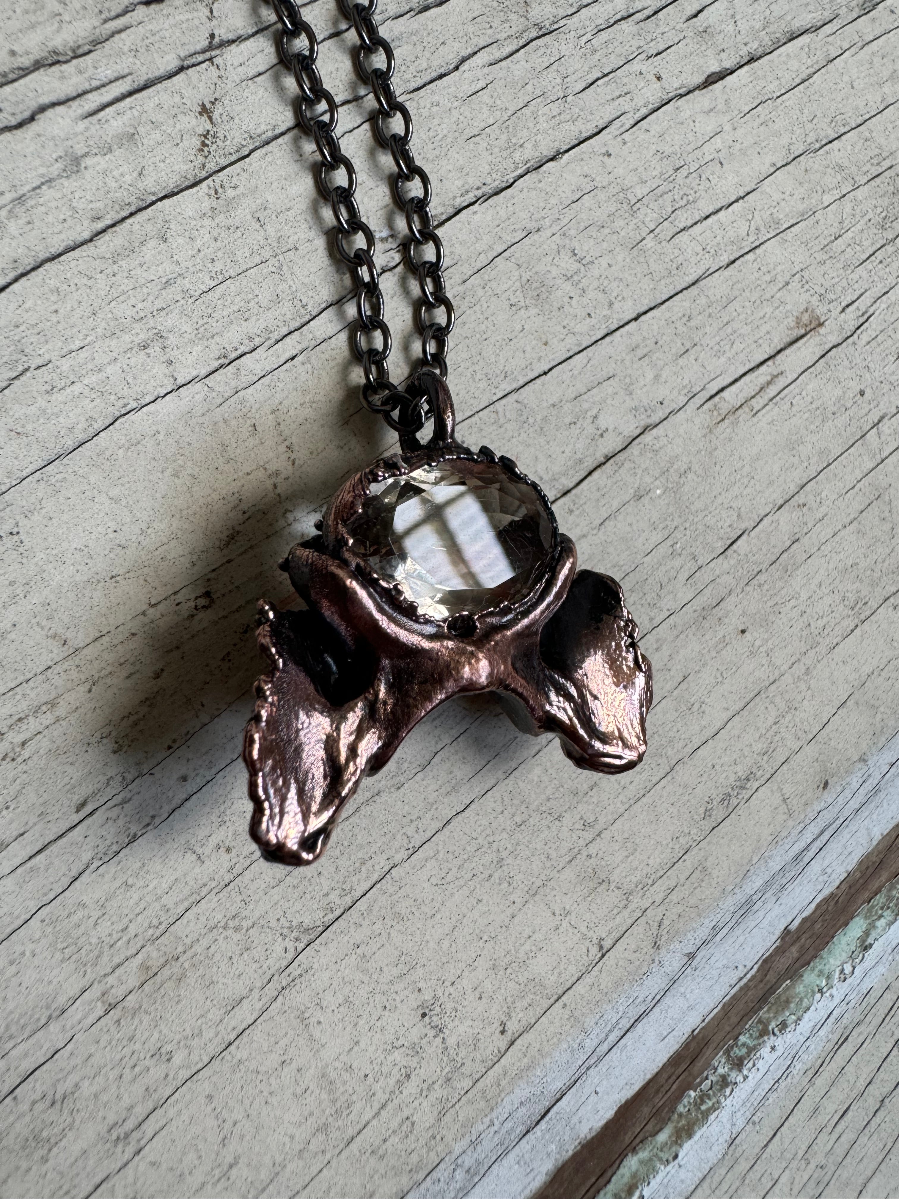 The Beaver Atlas Quartz Pendant