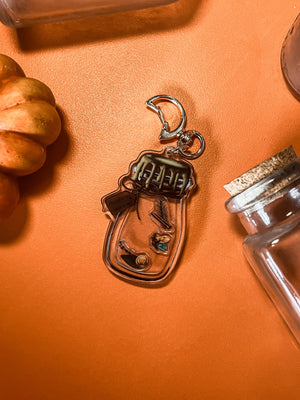 Abundance Jar Shaker Keychain