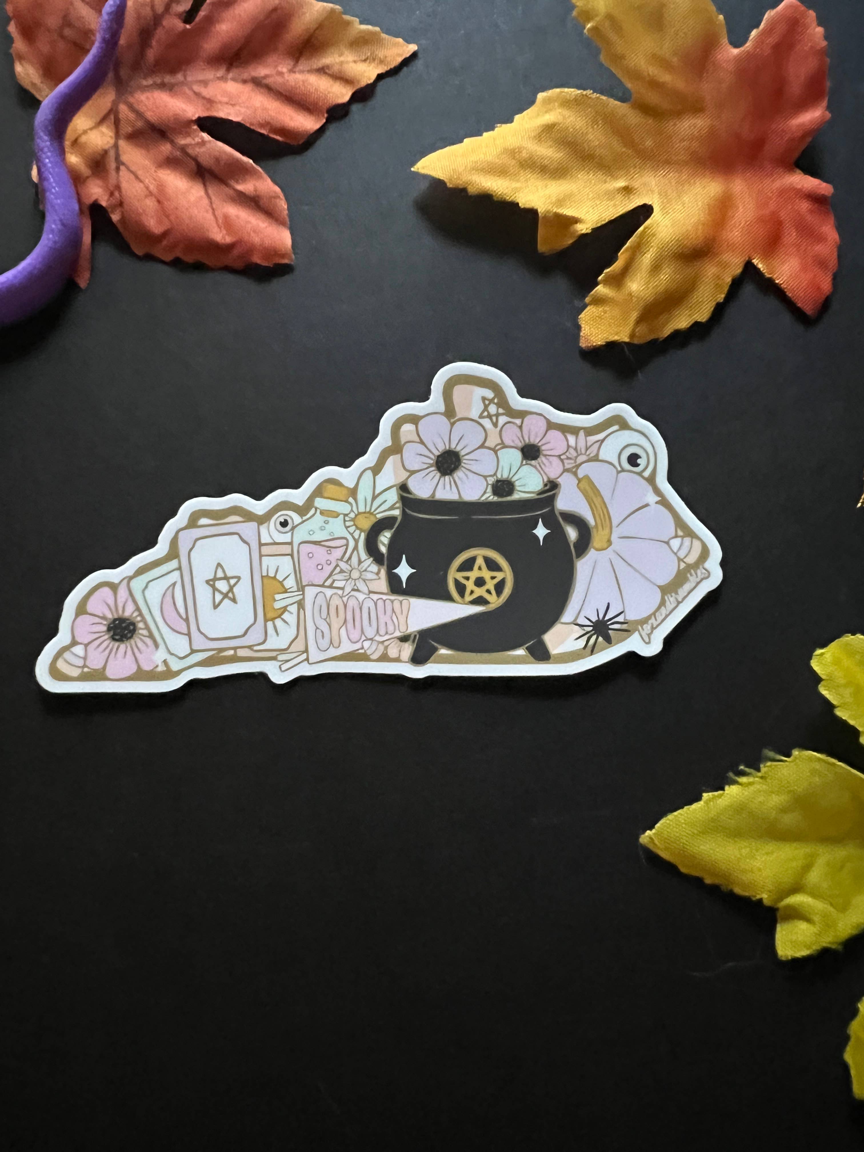 Witchy Cauldron Sticker