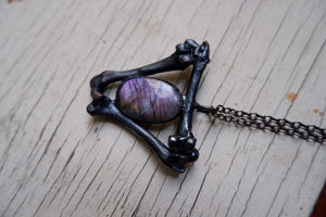 Purple Labradorite Pendant