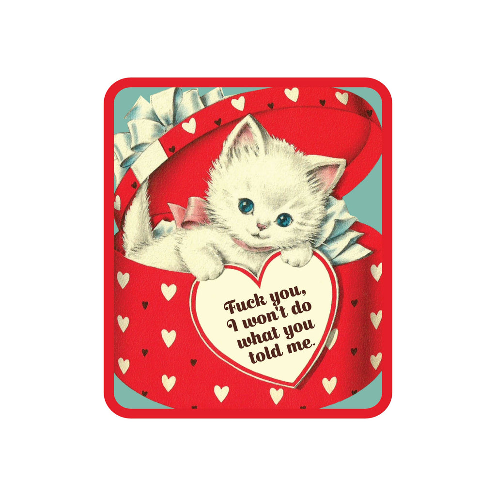Fuck You Kitty Sticker