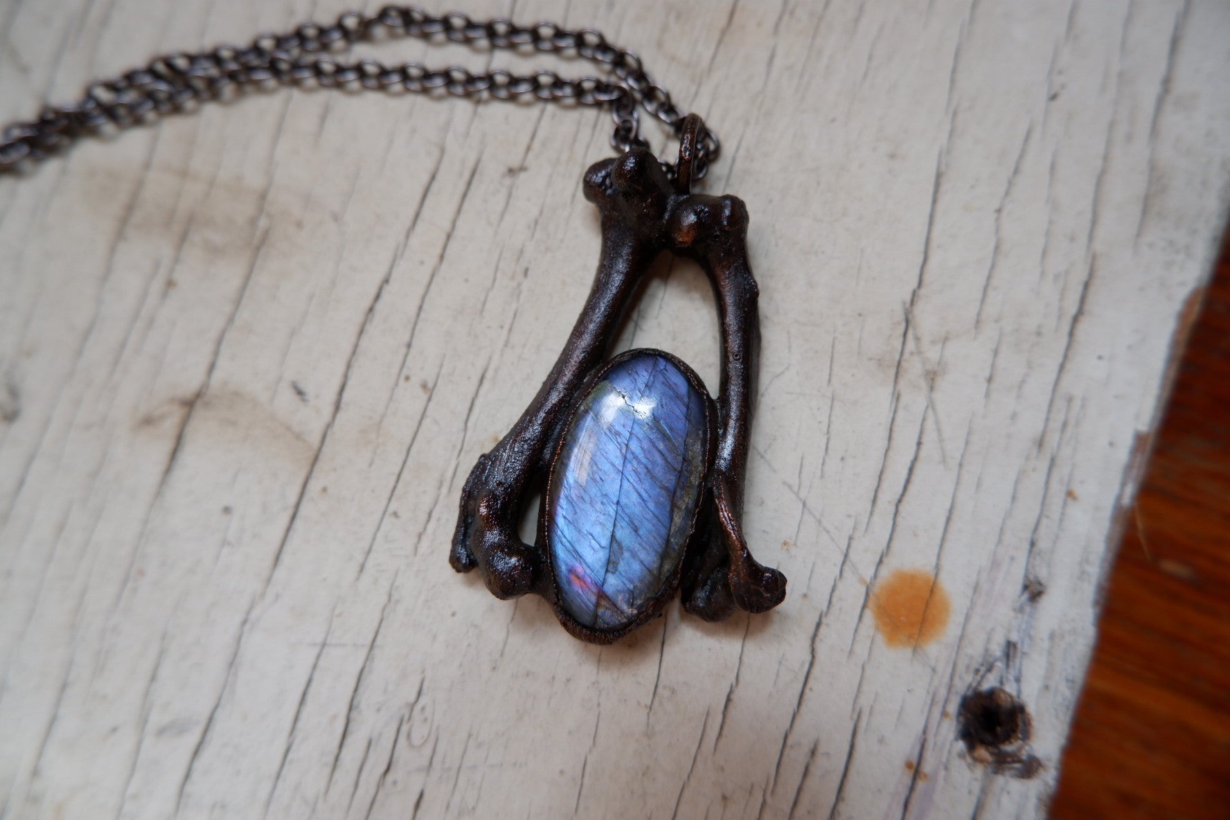 Purple Labradorite Pendant