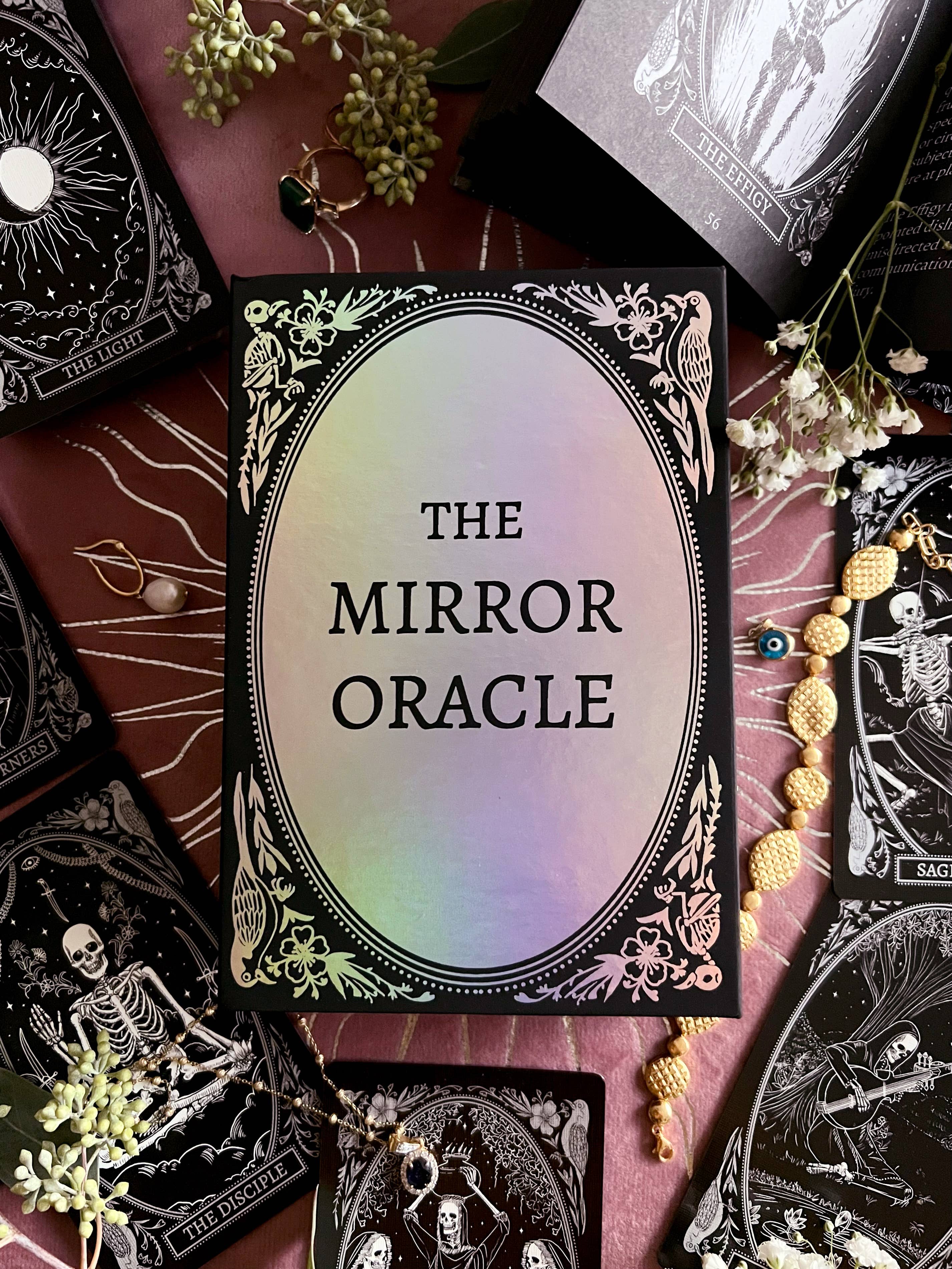The Mirror Oracle, a 50-card Oracle Deck and Guidebook