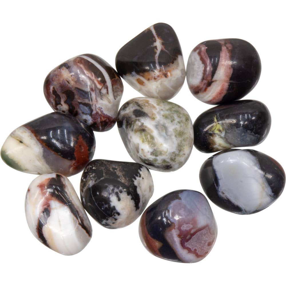 Tumbled Stones Black Sardonyx (1 Lb)