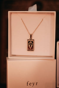 Tarot Card Necklace - The Moon