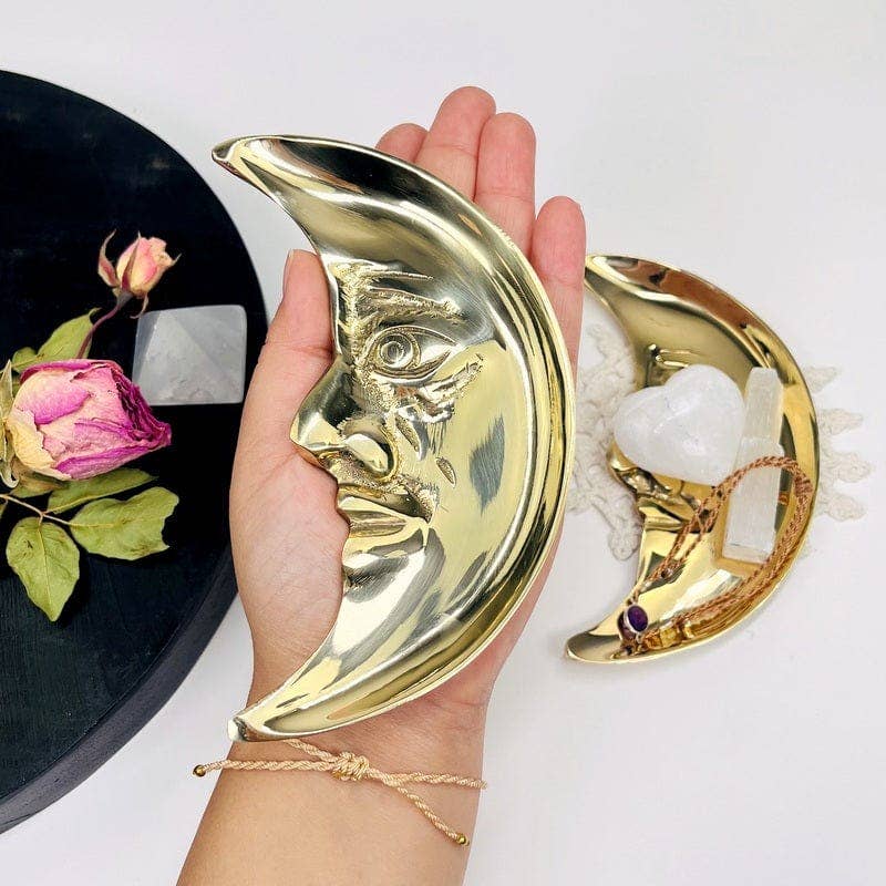 Brass Moon Tray