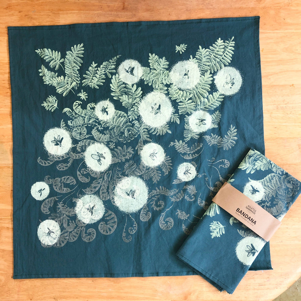 Fireflies and Ferns Bandana