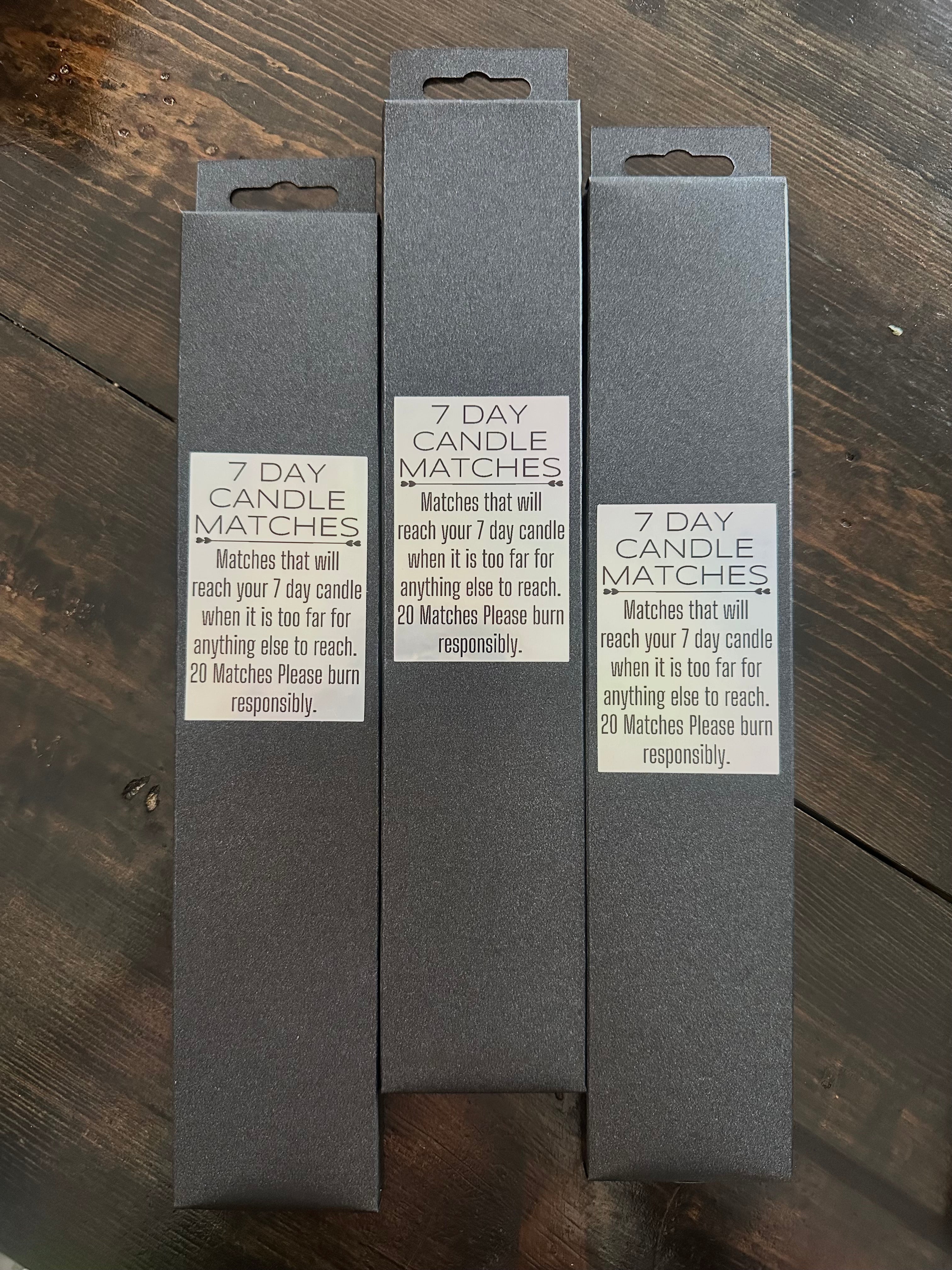 7 Day Candle Matches