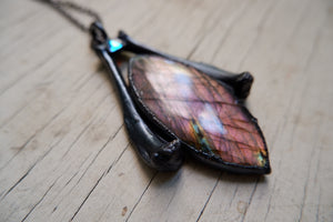 Purple Labradorite Pendant