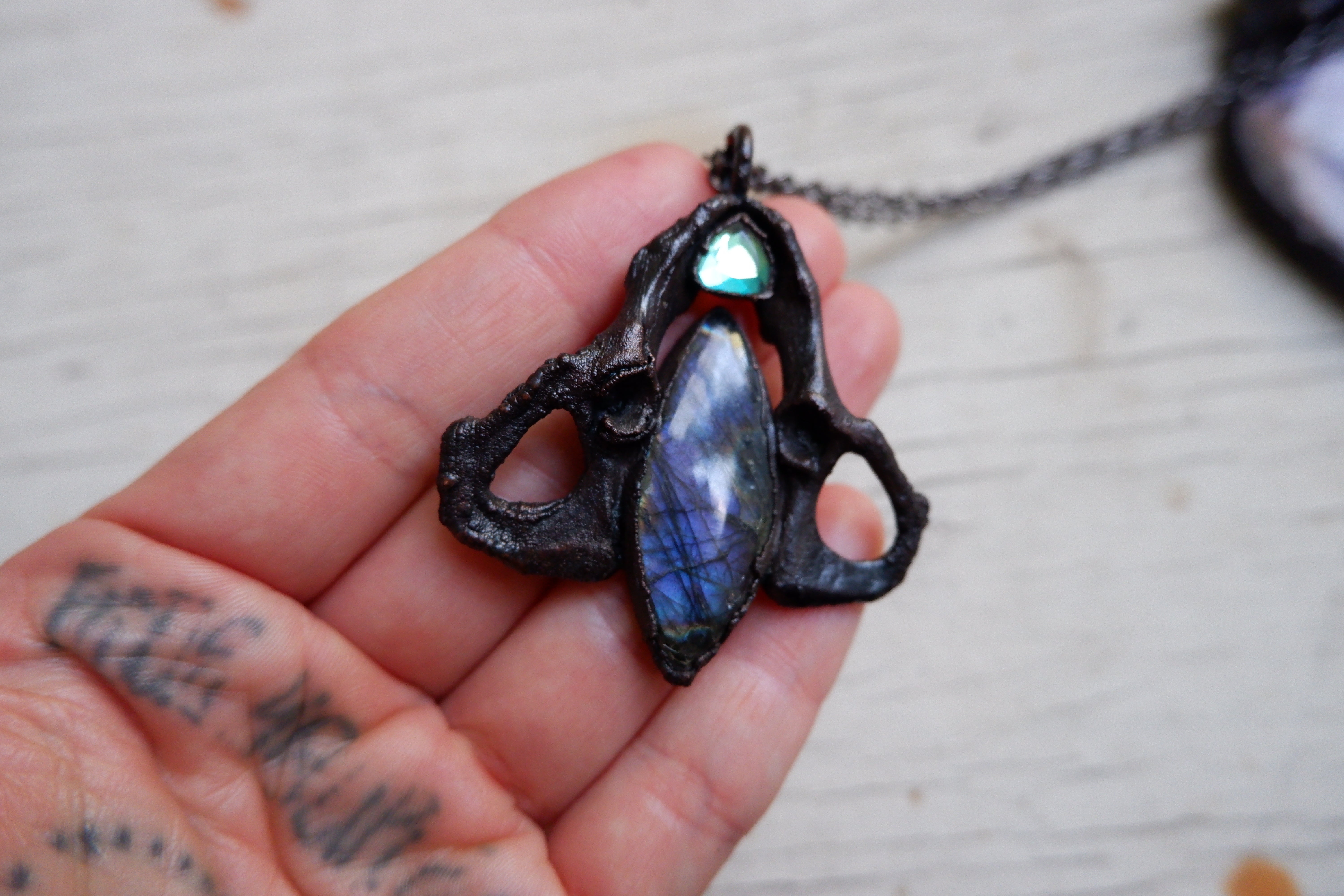 Purple Labradorite Pendant