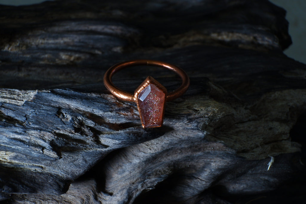 Sunstone Ring -Size 8