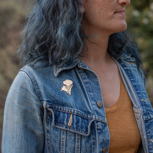 Enamel Pin: Datura 1.25"