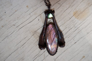 Purple Labradorite Pendant