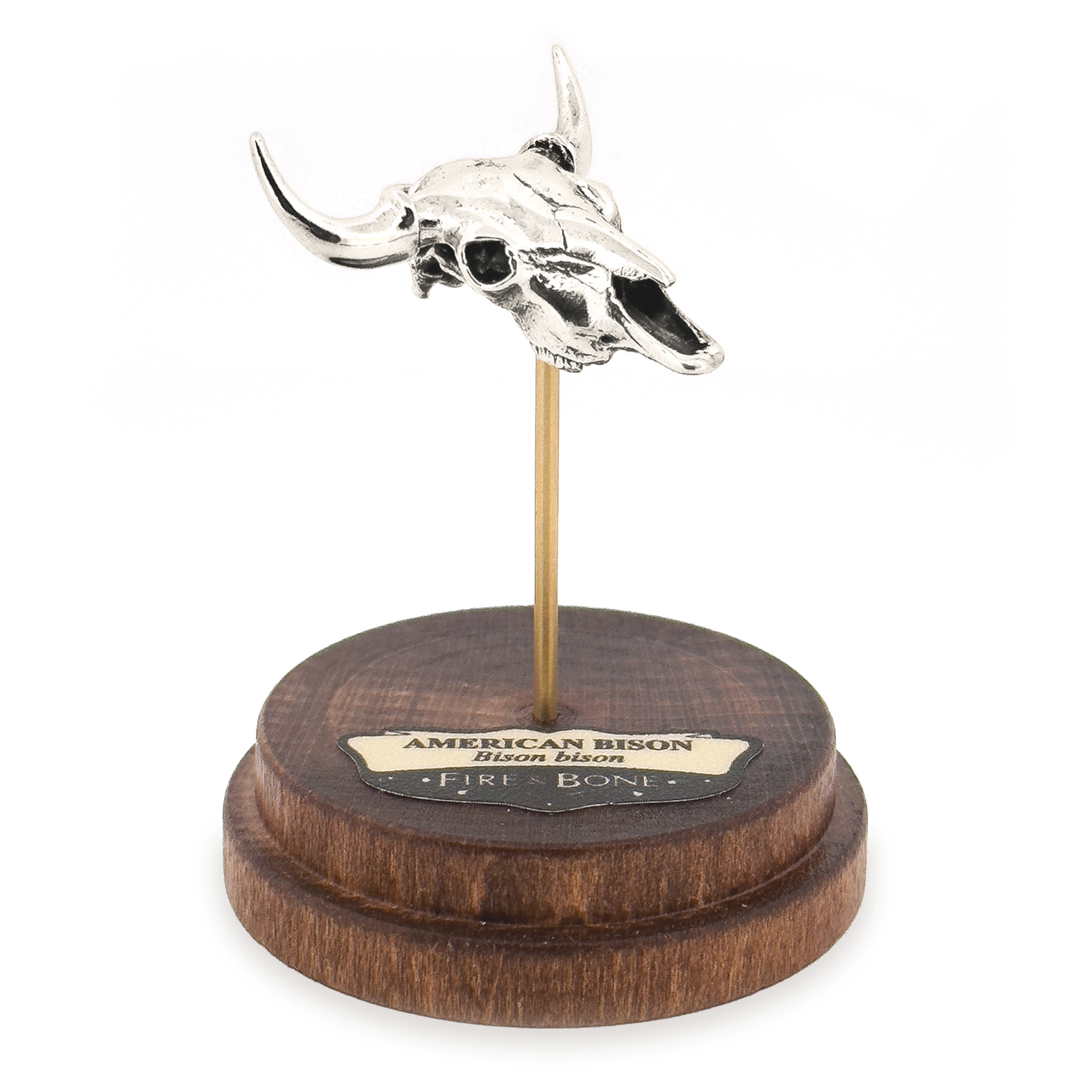 American Bison: None / White Bronze