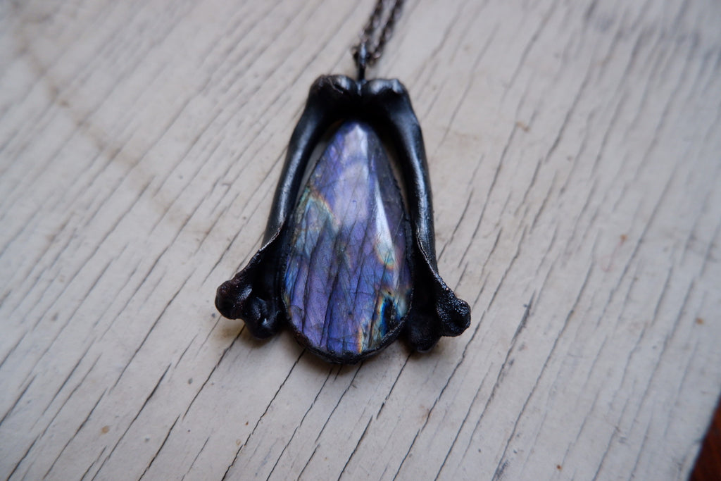 Purple Labradorite Pendant