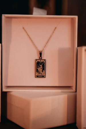 Tarot Card Necklace - Strength