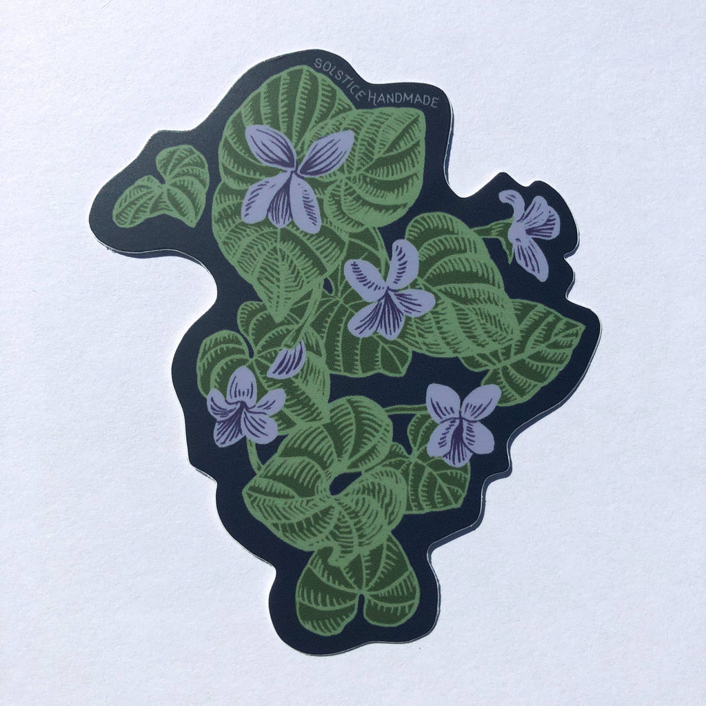 Violets Sticker