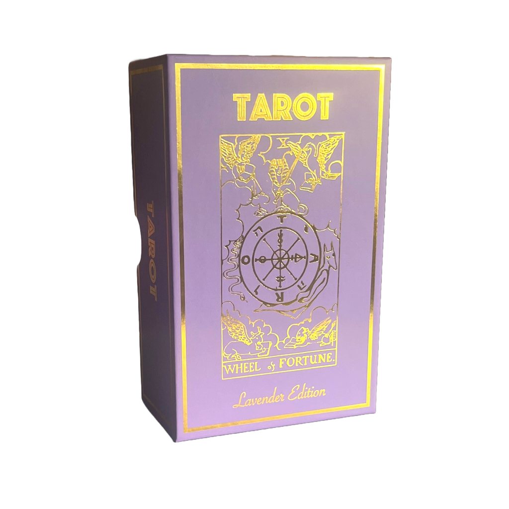 Lavender Gold Foil Tarot & Guide