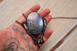 Purple Labradorite Pendant