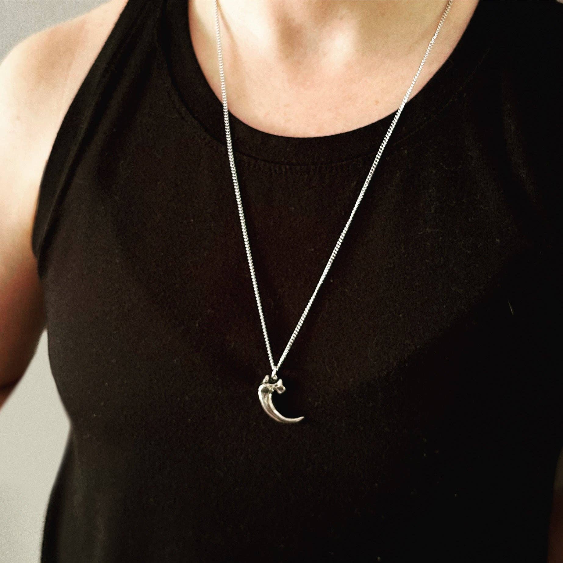 Golden Eagle Talon Pendant: Yellow Bronze