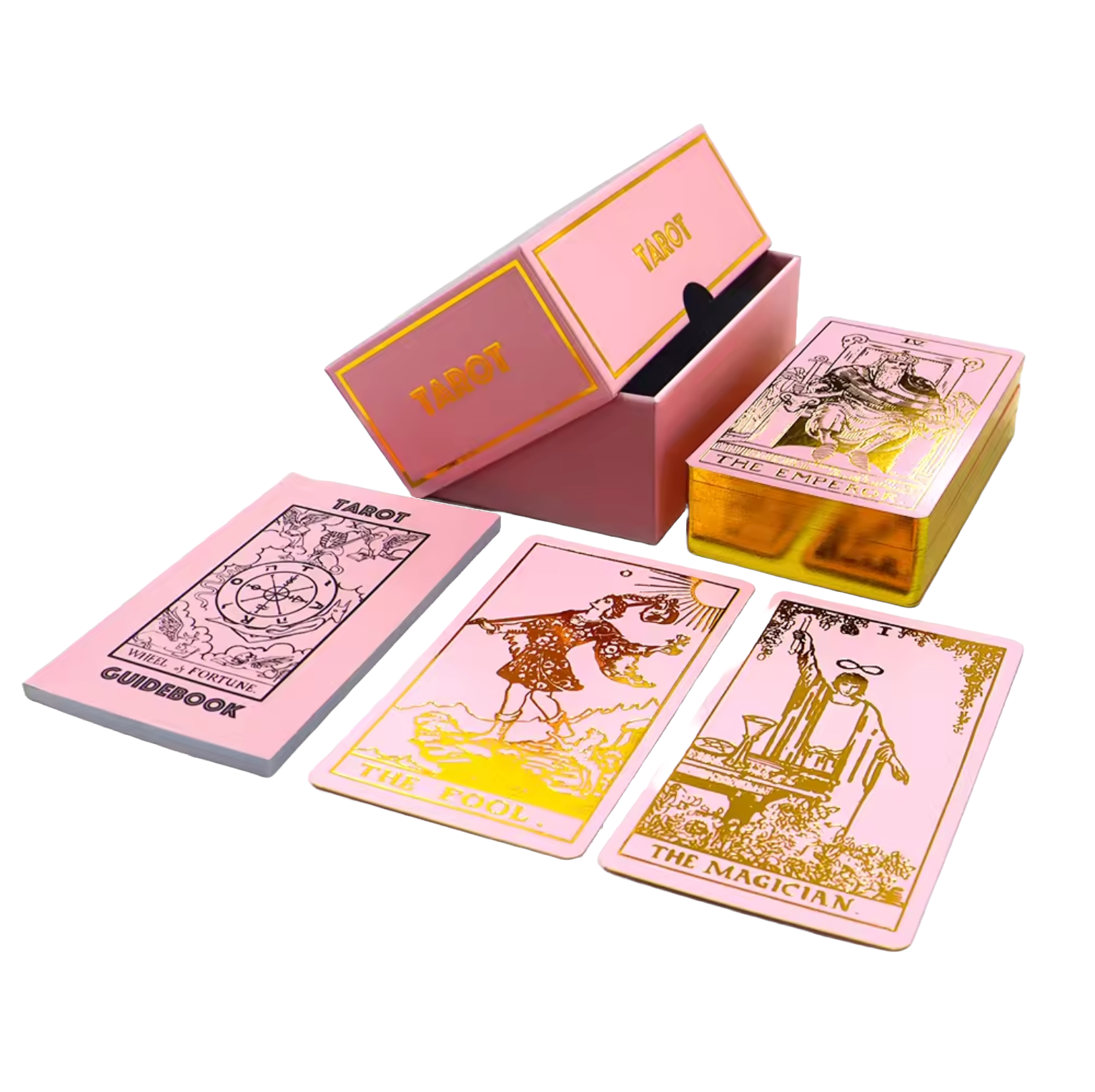 Rose Gold Tarot & Guide | Classic Tarot Design and Gold Foil