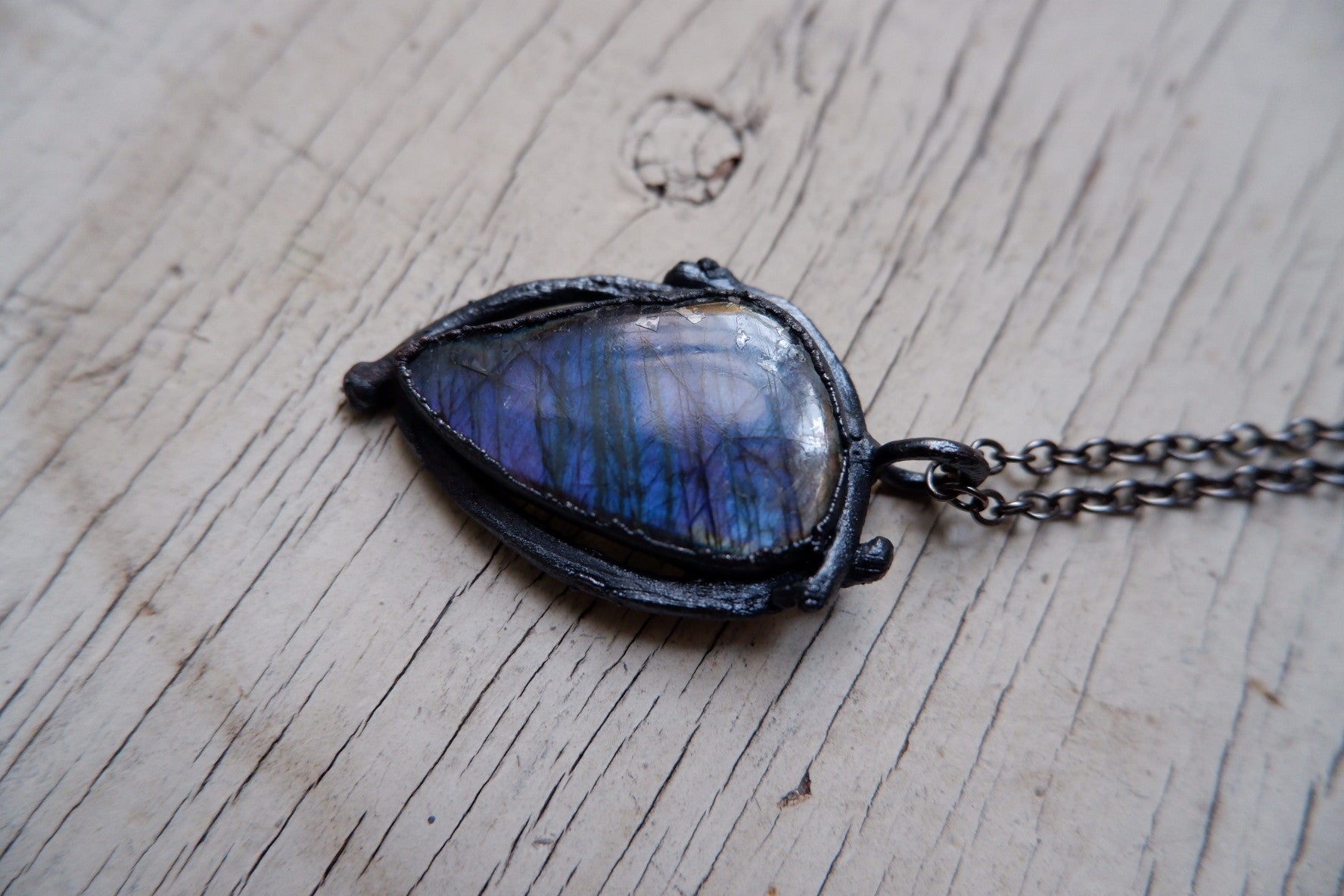 Purple Labradorite Pendant