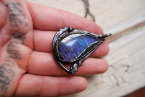 Purple Labradorite Pendant