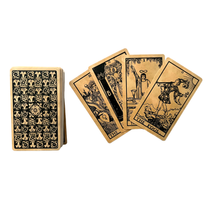 The Tea-Stained Tarot & Guide | LINEN FINISH | Made in USA |