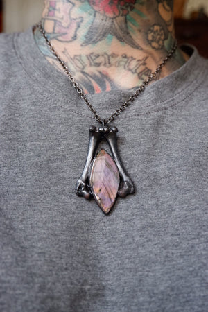 Purple Labradorite Pendant