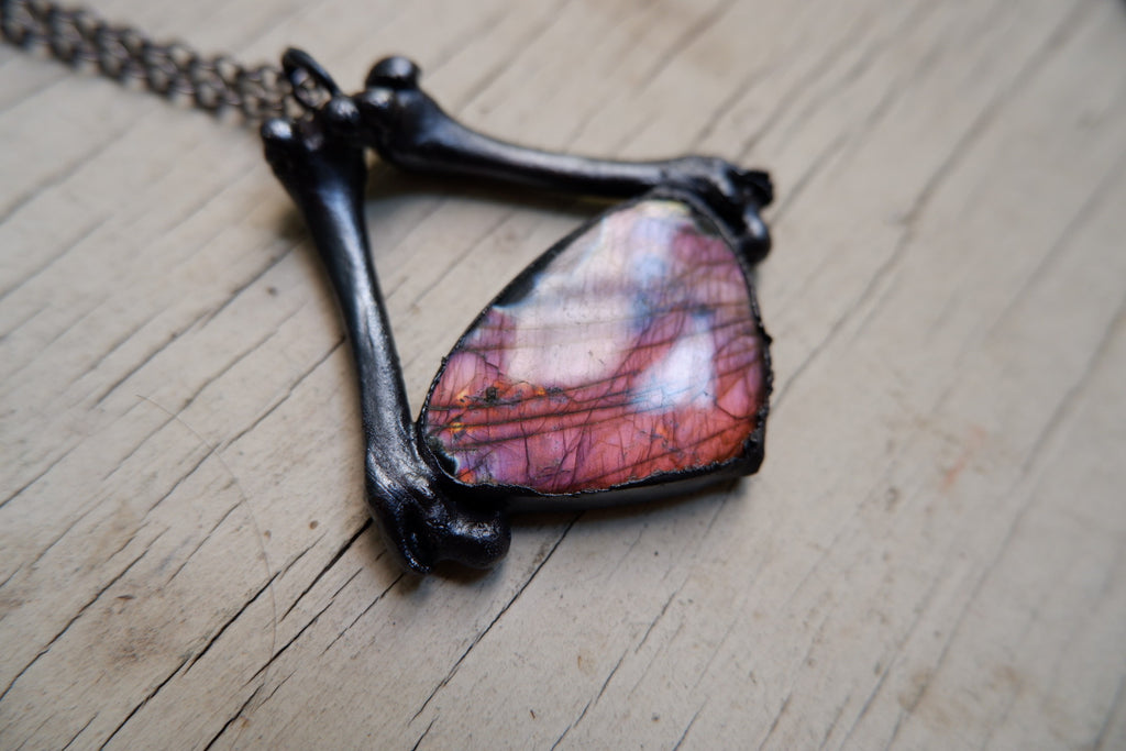 Purple Labradorite Pendant