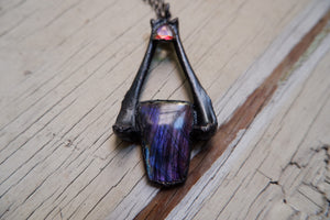 Purple Labradorite Pendant