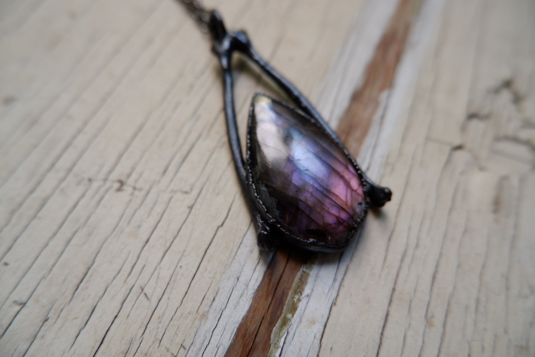 Purple Labradorite Pendant