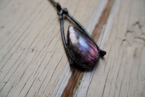 Purple Labradorite Pendant